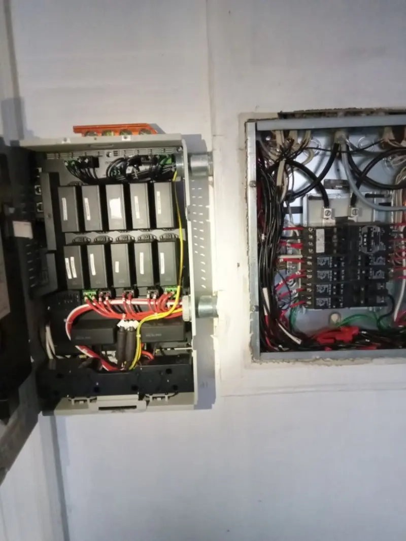 Electrical panel upgrade completed for Electrical Inspection in Hilton
